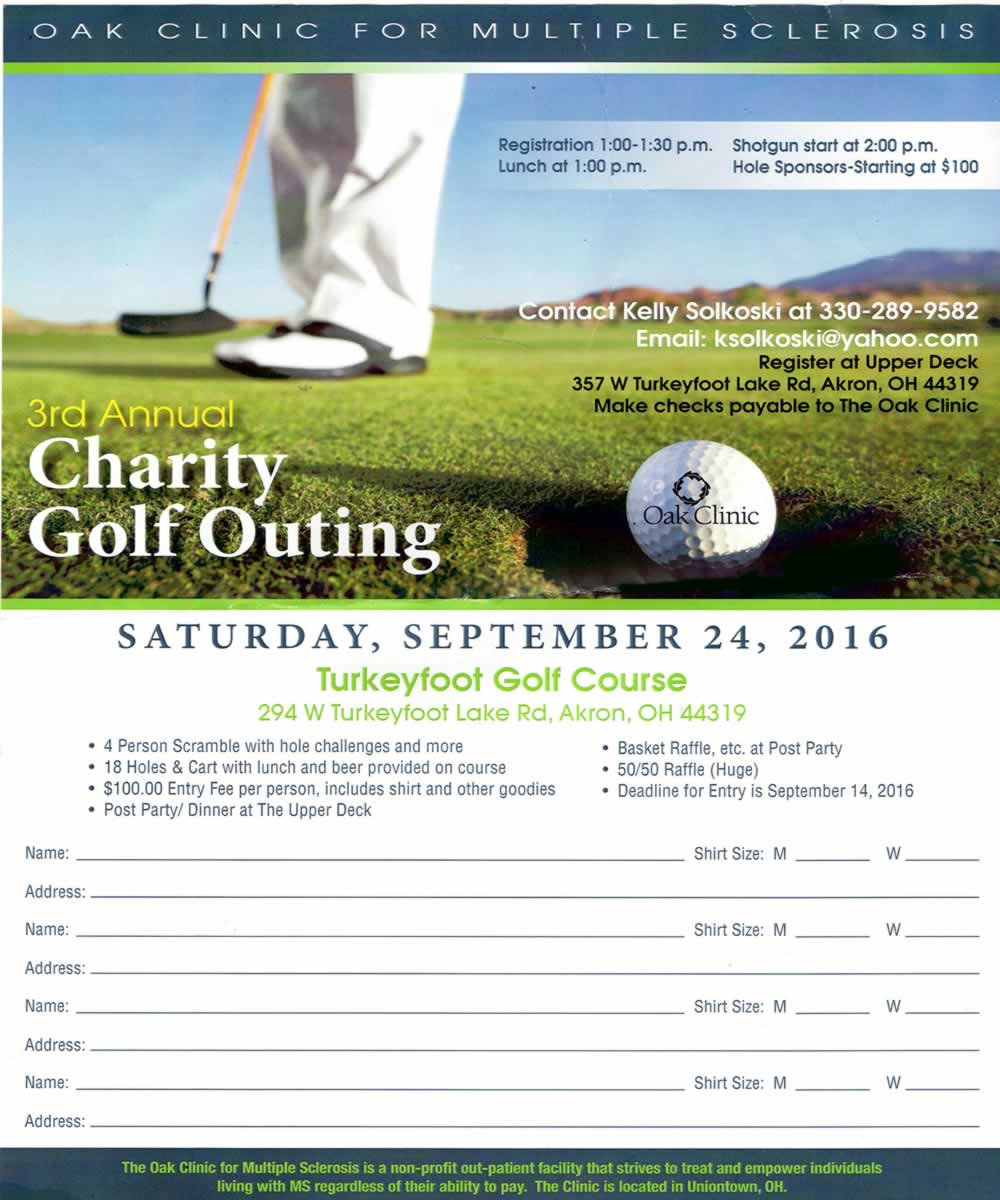 Charity Golf Tournament - 2016