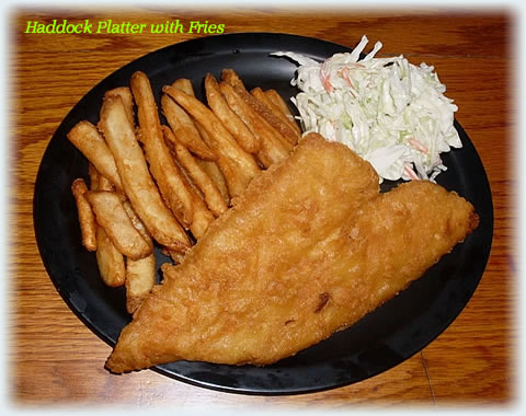 Haddock Platter with Fries