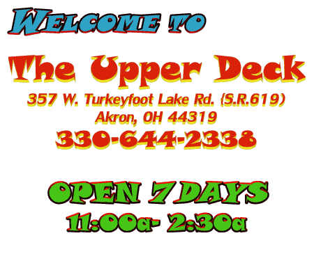 The Upper Deck in Portage Lakes OH