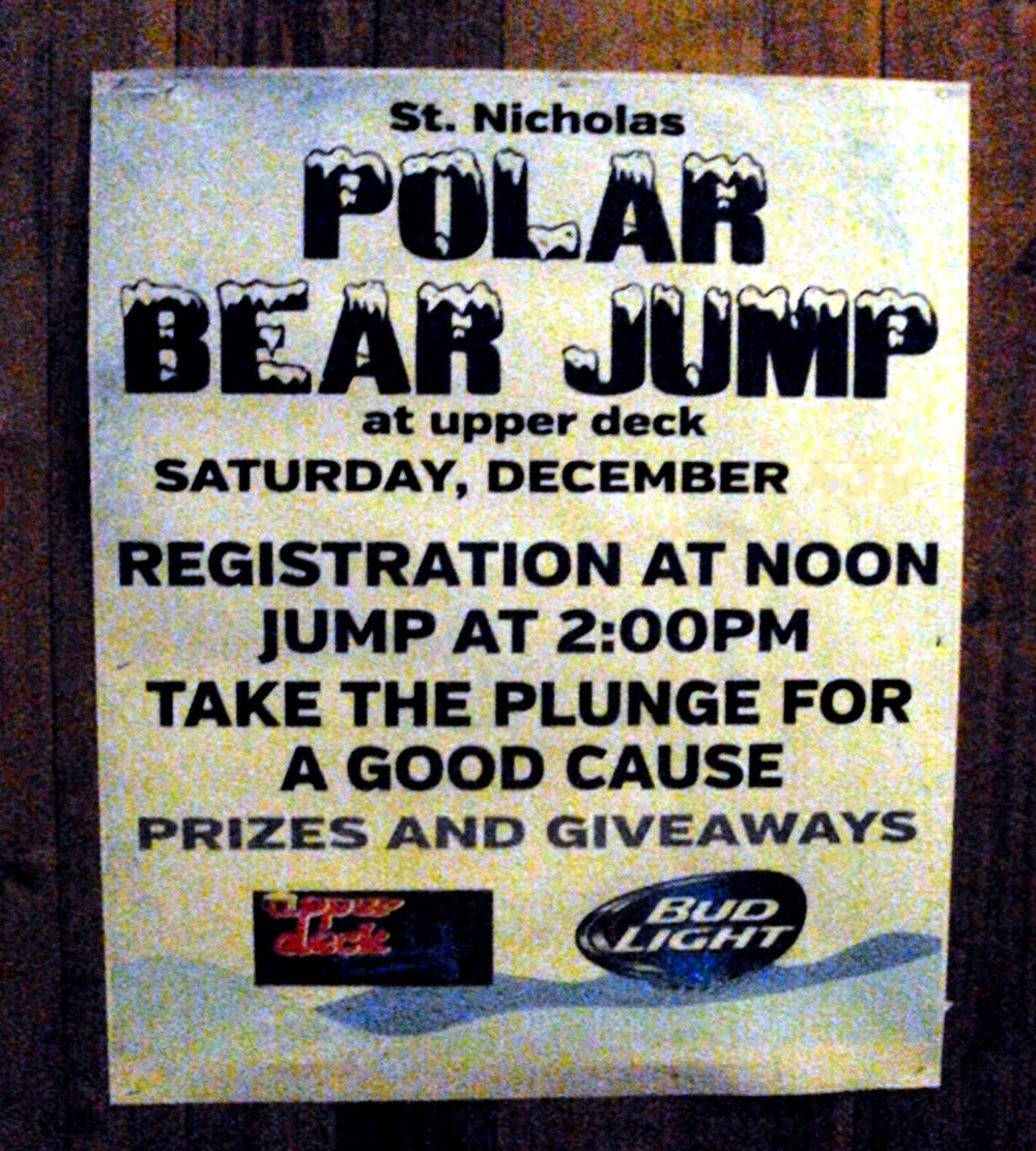 Annual Upper Deck Polar Bear Jump