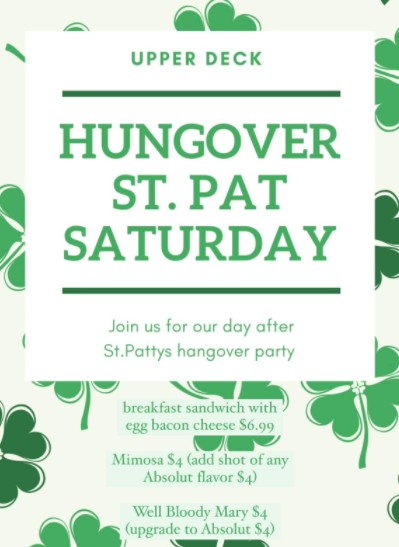 Hungover St. Pat Saturday