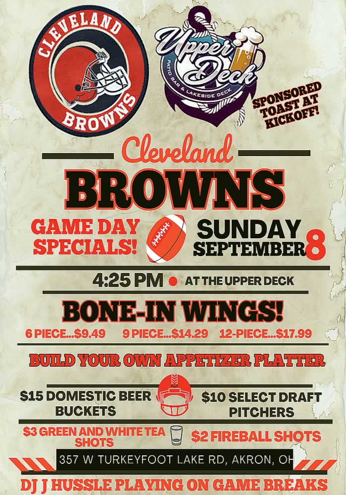 Browns Games at Upper Deck PLX